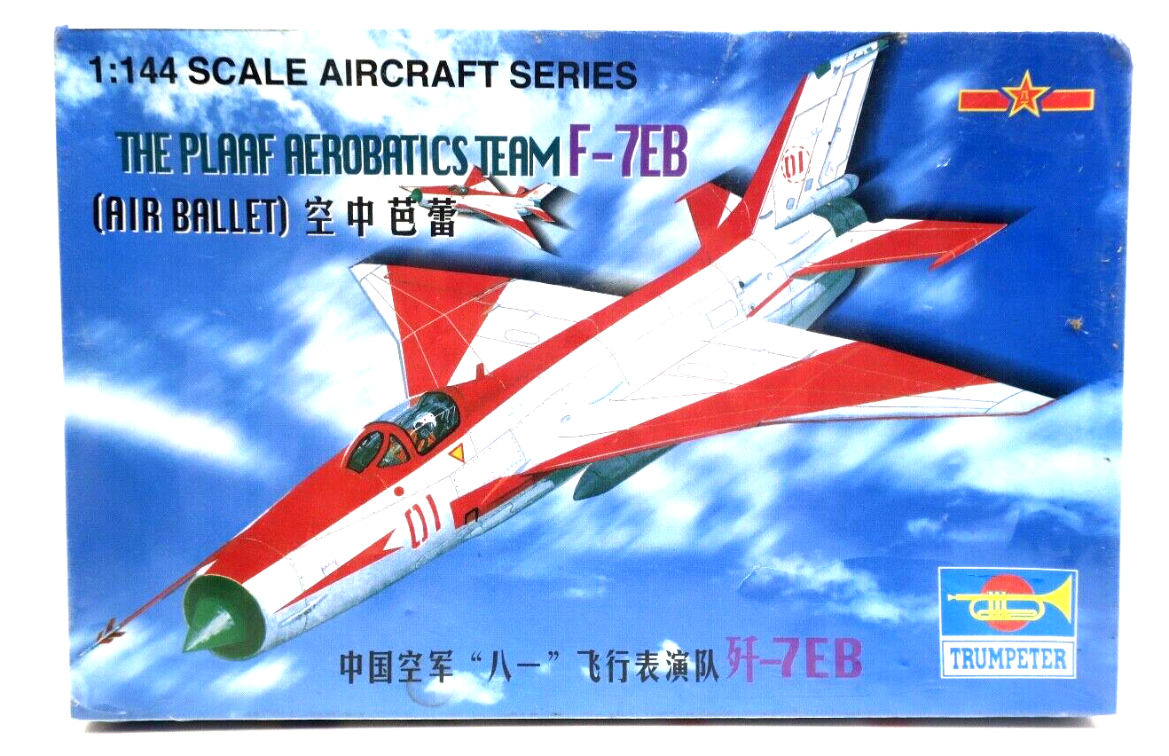 Trumpeter 1/144 F-7EB The PLAAF Aerobatics Team Model Kit 01326 - WISE GUYS HOBBIES LLC