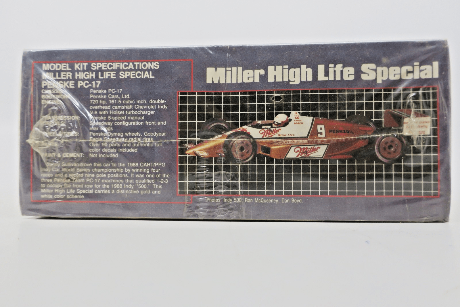 AMT ERTL 1/25 MILLER HIGH LIFE Special Penske PC-17 Model Kit 6881 - WISE GUYS HOBBIES LLC