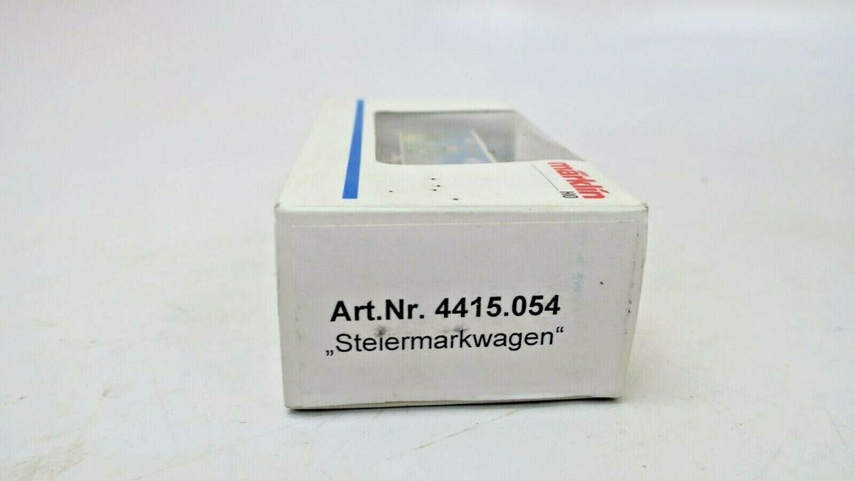 MARKLIN HO SCALE 4415.054 STEIERMARKWAGEN BOXCAR, EXCELLENT, BOXED - WISE GUYS HOBBIES LLC
