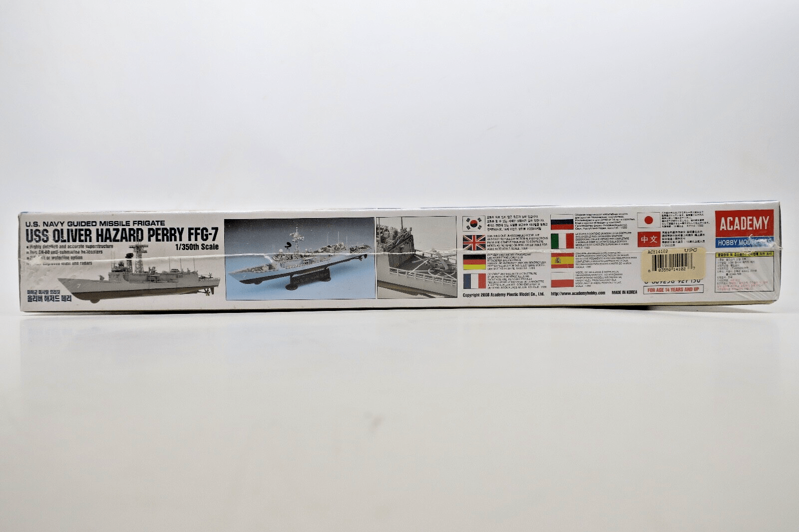 Academy 1/350 USS Oliver Hazard Perry FFG-7 Model Kit - WISE GUYS HOBBIES LLC
