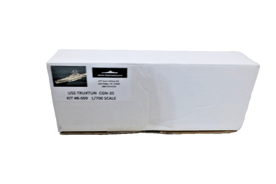 Iron Shipwrights USS Truxton CGN-35 resin PE model ship boat 1/700 Model RARE - WISE GUYS HOBBIES LLC