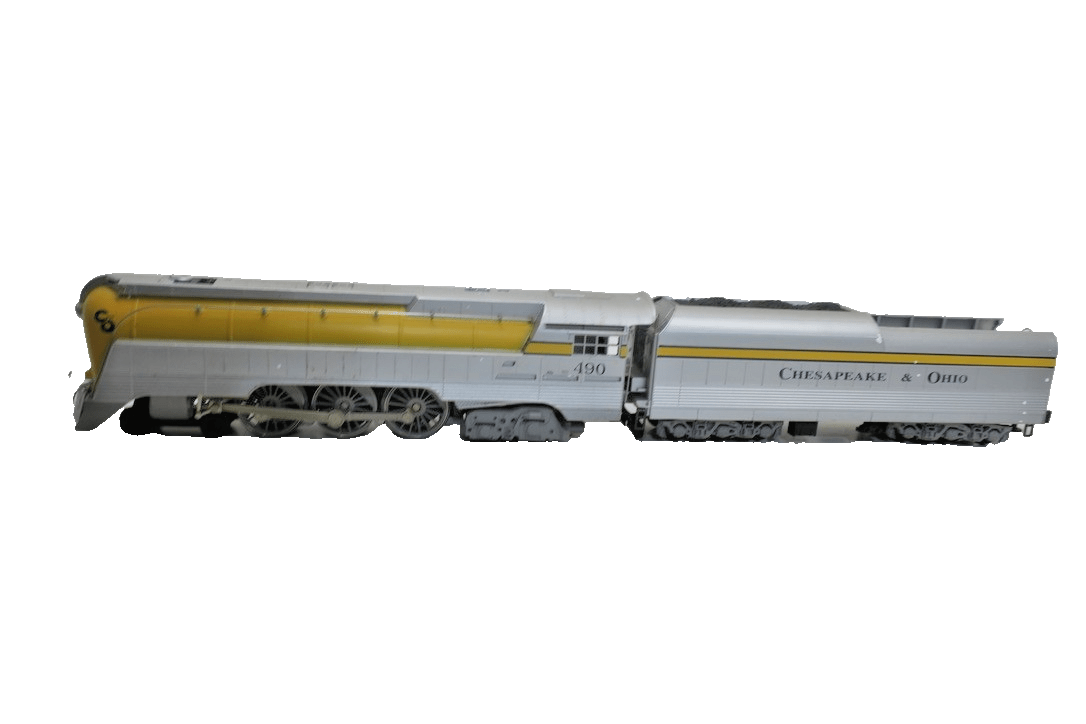 Lionel 6 - 18043 O Chesapeake & Ohio Streamlined Hudson & Tender 490 with RSII EX - WISE GUYS HOBBIES LLC