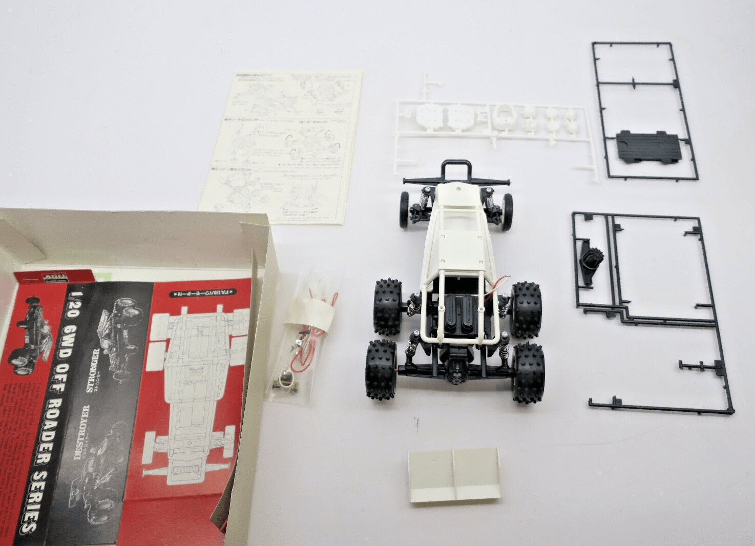Arii 1/20 6WD Off-Road Series Maqueguia Model Kit STARTED AS-IS - WISE GUYS HOBBIES LLC
