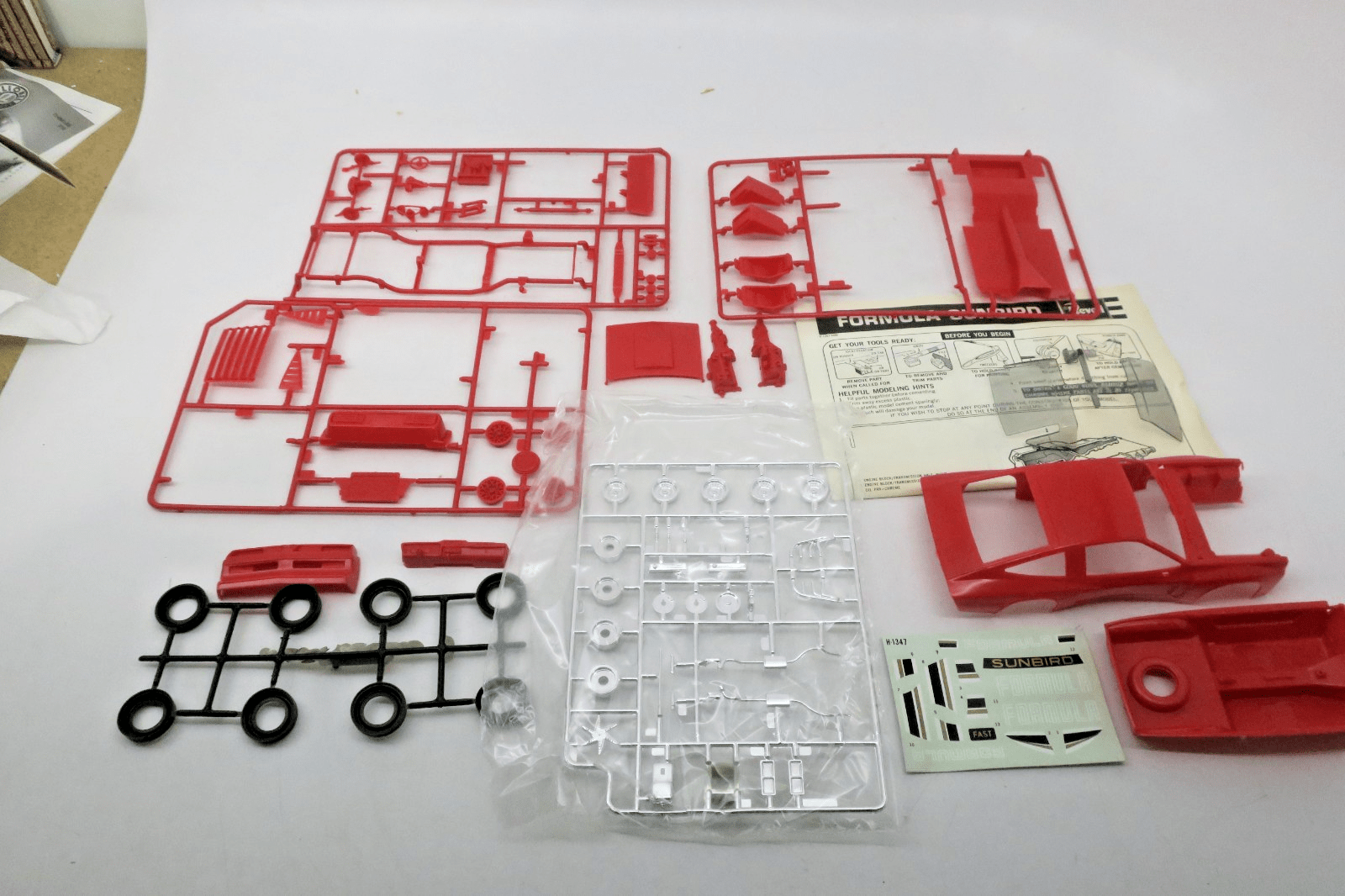 Revell 1/25 Formula Sunbird IMSA Pontiac Plastic Model Kit H-1347 - WISE GUYS HOBBIES LLC