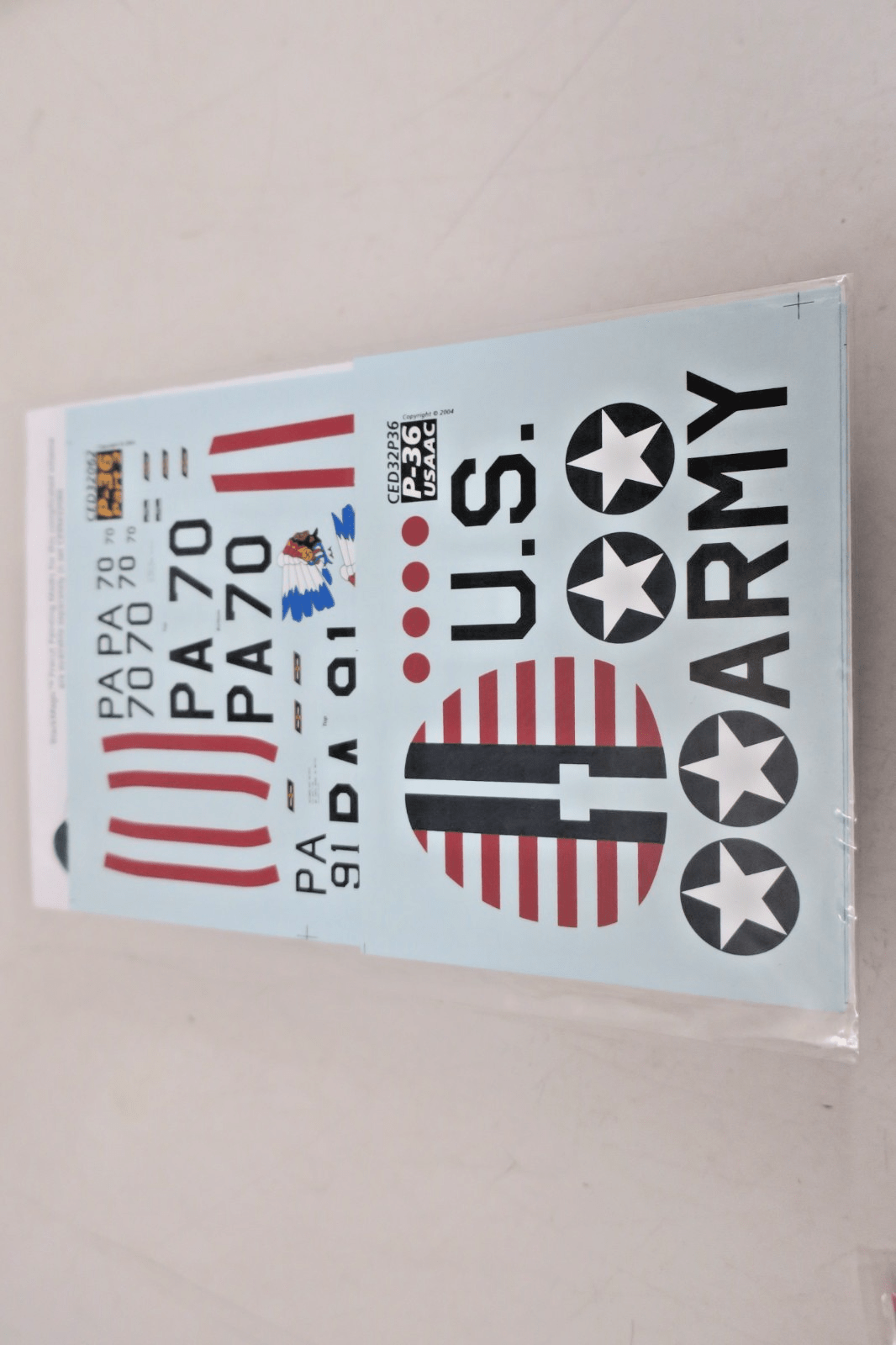 Cutting Edge Limited Edition P - 36 Hawks Part 2 Decals CED32062 - WISE GUYS HOBBIES LLC