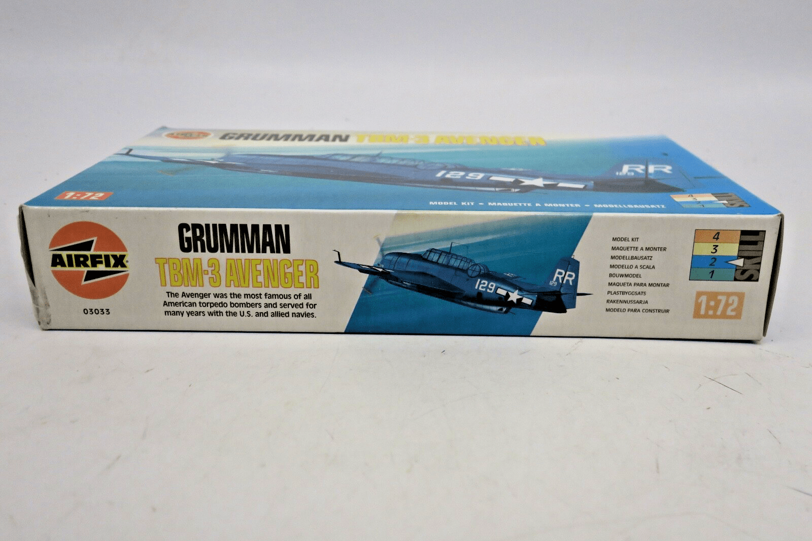 Airfix 1/72 Grumman TBM-3 Avenger Model Kit - WISE GUYS HOBBIES LLC