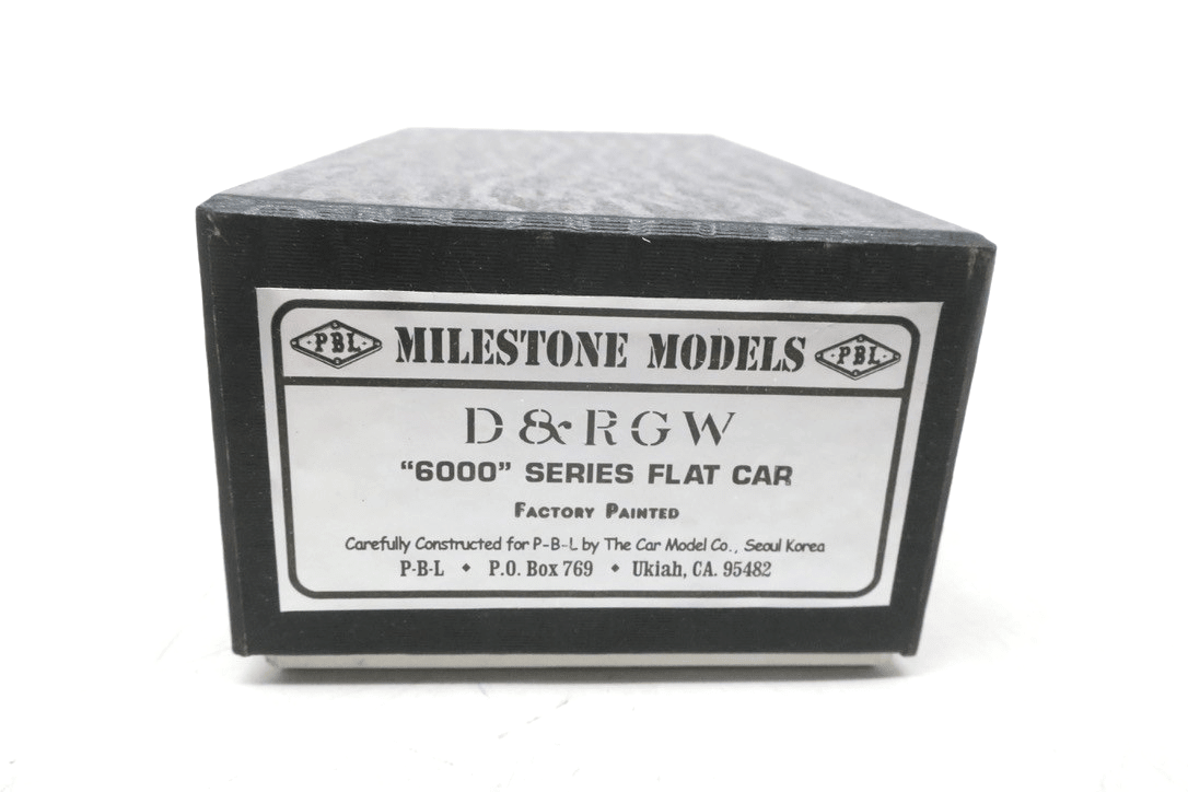 NEW! D&RGW "6000" SERIES FLAT CAR factory painted Sn3 factory painted - WISE GUYS HOBBIES LLC