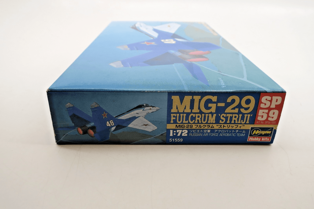 Hasegawa 1/72 MiG - 29 Fulcrum Striji Model Kit - WISE GUYS HOBBIES LLC