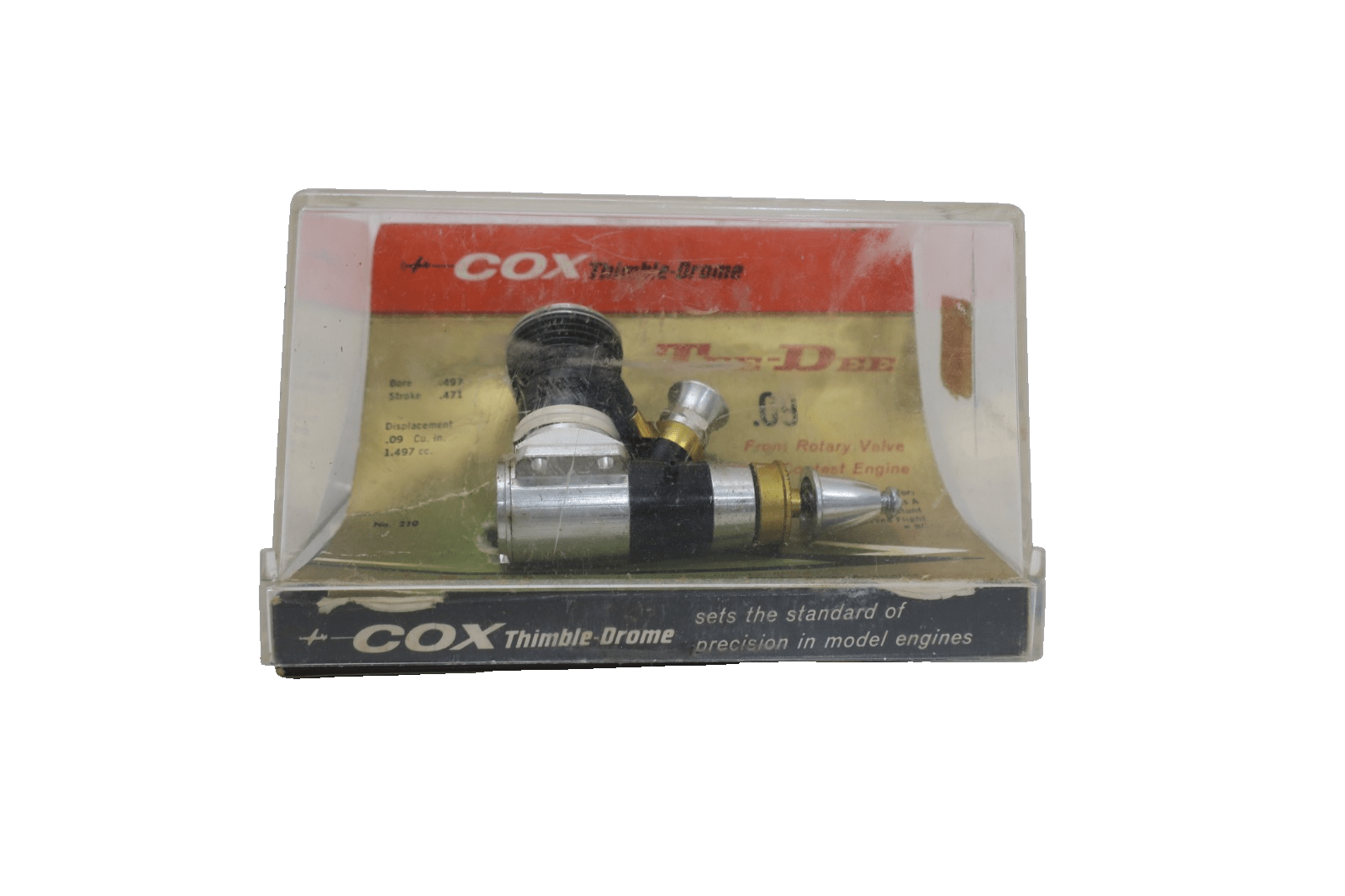 Cox .09 - COX engine - COX TEE - DEE .09 Front Rotary Valve Rare - WISE GUYS HOBBIES LLC