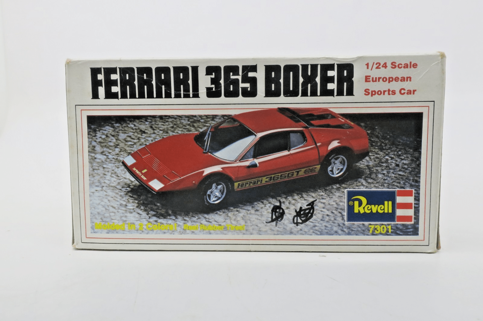 Revell 1/24 European Sports Car Ferrari 365 Boxer Plastic Model Kit 7301 - WISE GUYS HOBBIES LLC