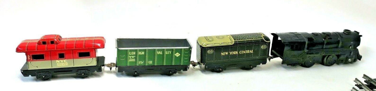 MARX NEW YORK CENTRAL LINES WIND-UP LEHIGH VALLEY TRAIN SET - WISE GUYS HOBBIES LLC