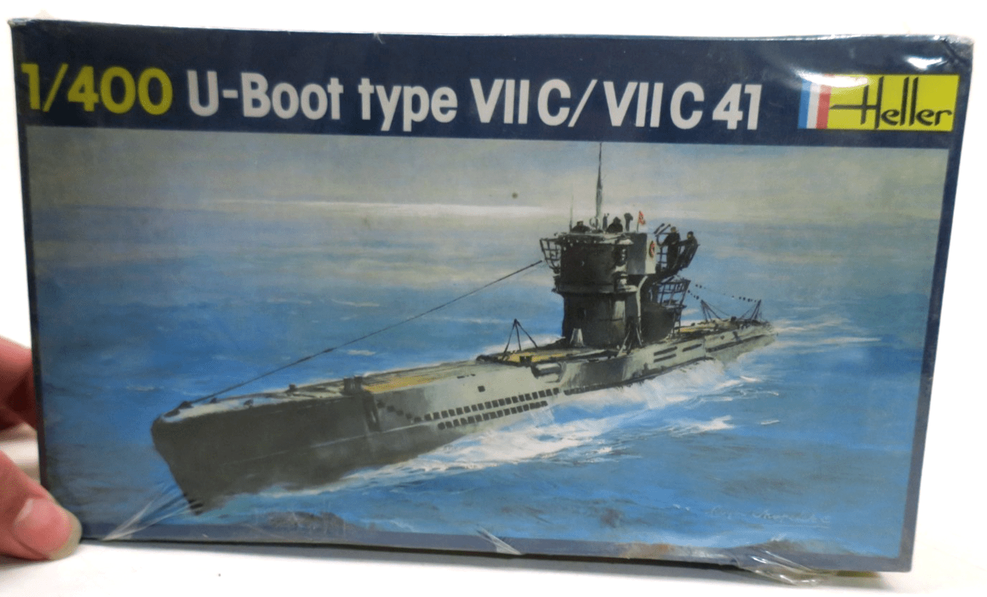 Heller 1/400 U - Boat Type VII C/VII C 41 Model Kit 1072 SEALED - WISE GUYS HOBBIES LLC