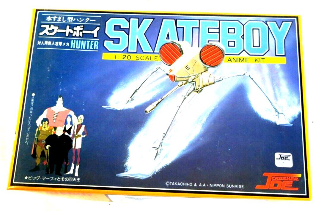 Vintage 1980's Takara Joe Crusher Hunter Skateboy Model Kit 443002-5 A7 - WISE GUYS HOBBIES LLC