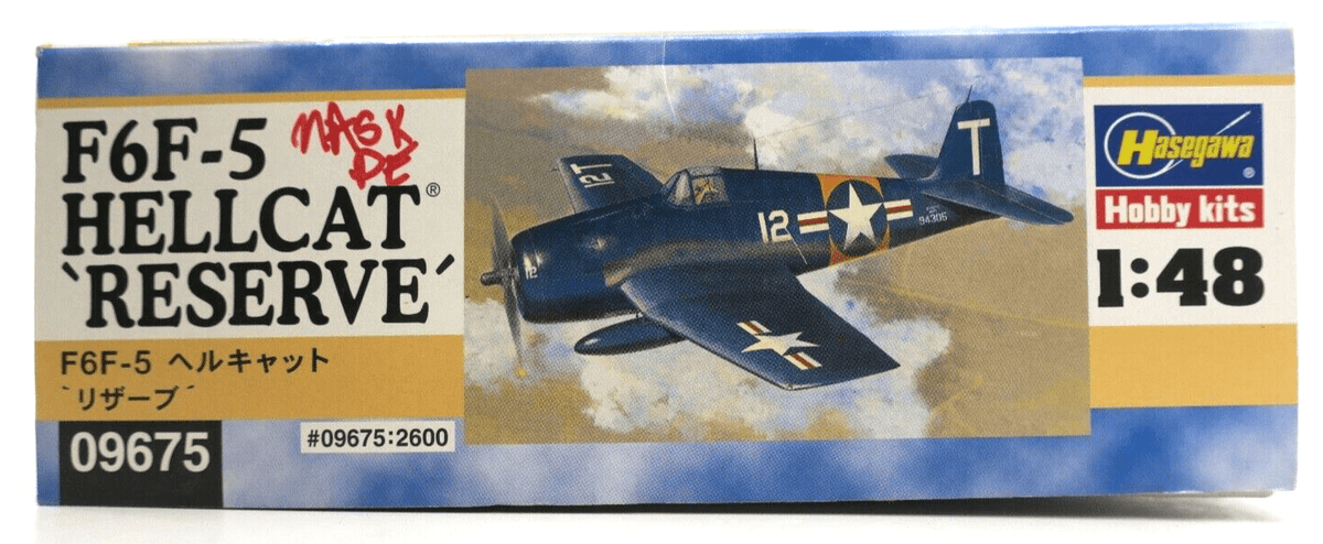 Hasegawa 1/48 F6F-Hellcat with Photoetch Model Kit - WISE GUYS HOBBIES LLC