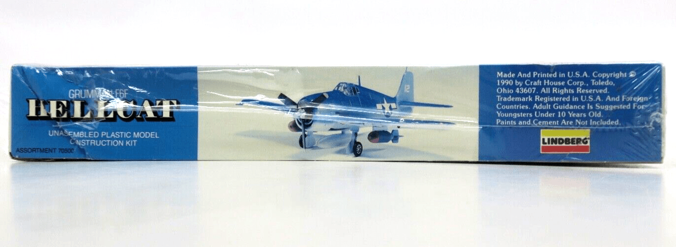 Lindberg Classic Replica Series 1/48 Grumman F6F Hellcat Model Kit - WISE GUYS HOBBIES LLC