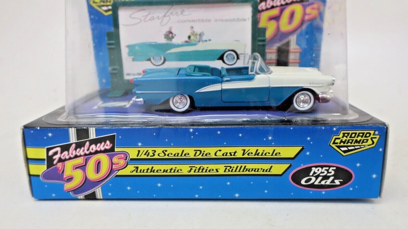 ROAD CHAMPS FABULOUS '50s 1/43 SCALE 1955 CHEVROLET BELL AIR - WISE GUYS HOBBIES LLC