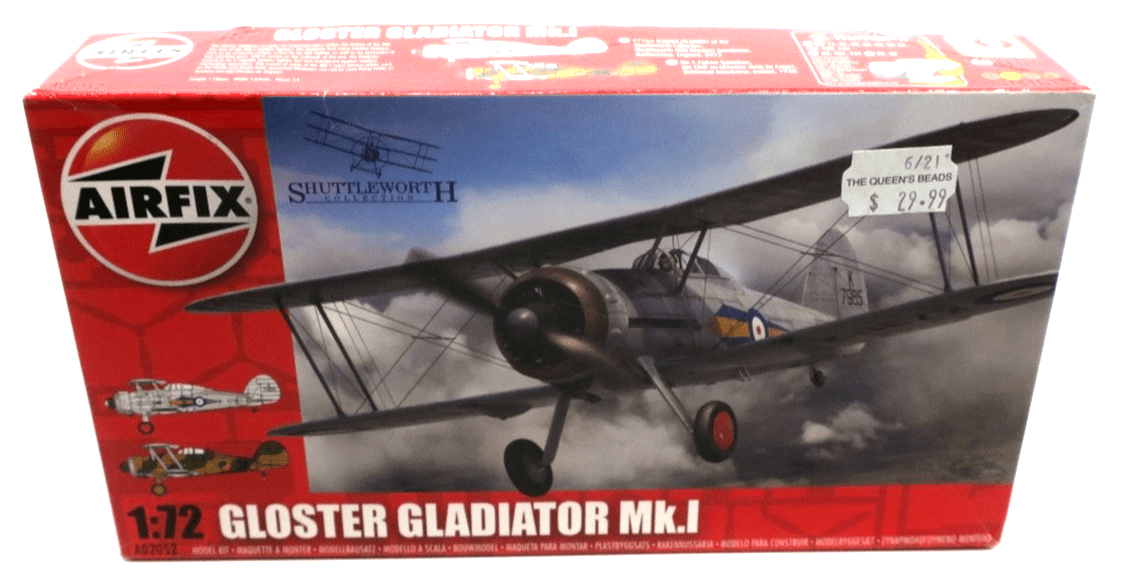 Airfix 1/72 Gloster Gladiator Mk.I Model Kit A02052 - WISE GUYS HOBBIES LLC