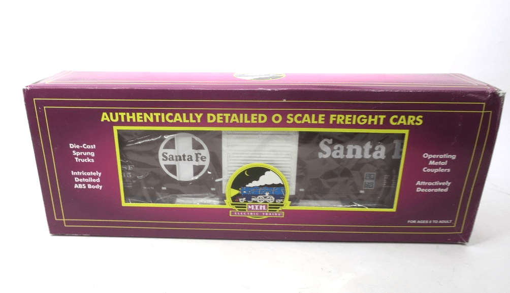 MTH Premier 20-93042 Santa Fe 50' Single-Door Boxcar O-Gauge - WISE GUYS HOBBIES LLC