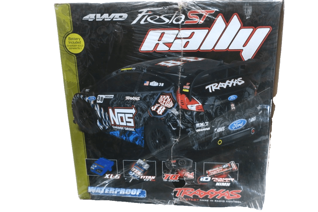 Traxxas 1/10 Ford Fiesta ST Rally 38 Brian Deegan NOS Energy Shelf Queen - WISE GUYS HOBBIES LLC