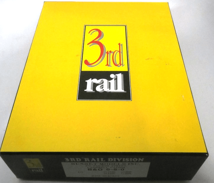 Sunset Models 3rd Rail B&O 0-8-0 2-Rail 2225 Locomotive O Scale - WISE GUYS HOBBIES LLC