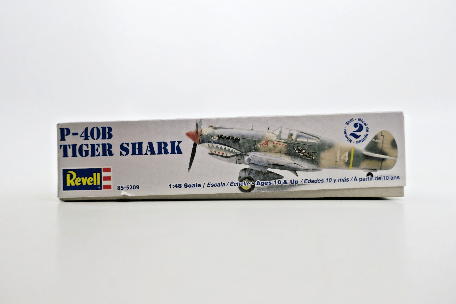 Revell 1/48 P - 40B Tiger Shark Model Kit 85 - 5209 - WISE GUYS HOBBIES LLC