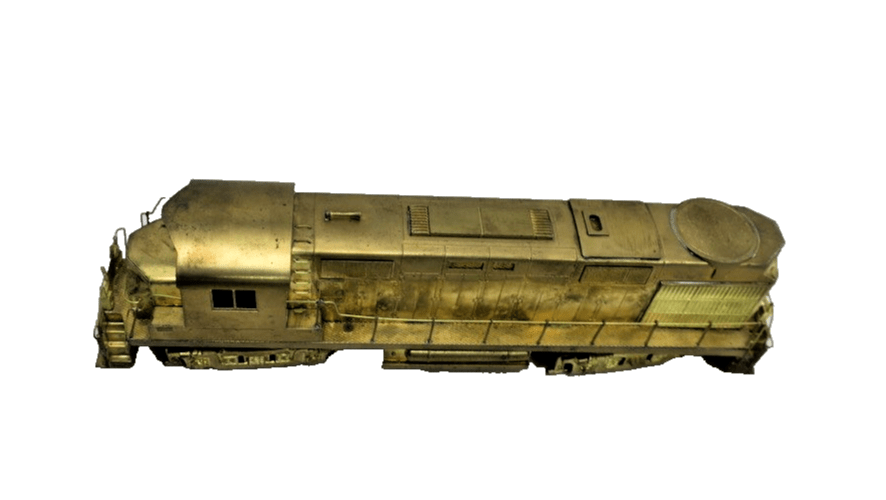 Vintage Alco Models DL - 640 HO Brass Diesel Train Locomotive Unpainted - WISE GUYS HOBBIES LLC