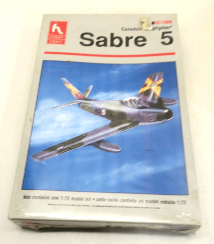 Hobby Craft 1/72 Canada Air Sabre 5 Model Kit HC1386 SEALED - WISE GUYS HOBBIES LLC