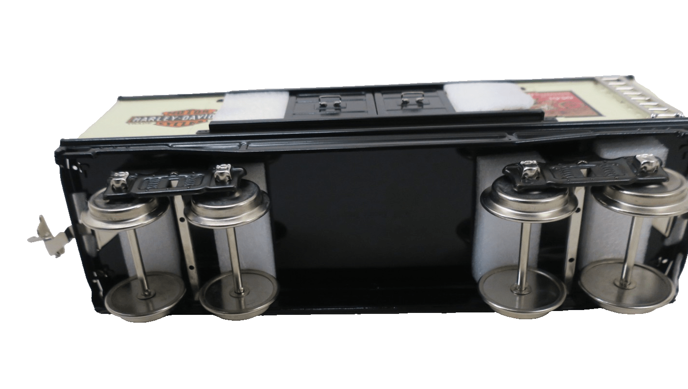 MTH Standard Gauge Tinplate Harley Davidson 200 Series Box Car 10-2089 - WISE GUYS HOBBIES LLC