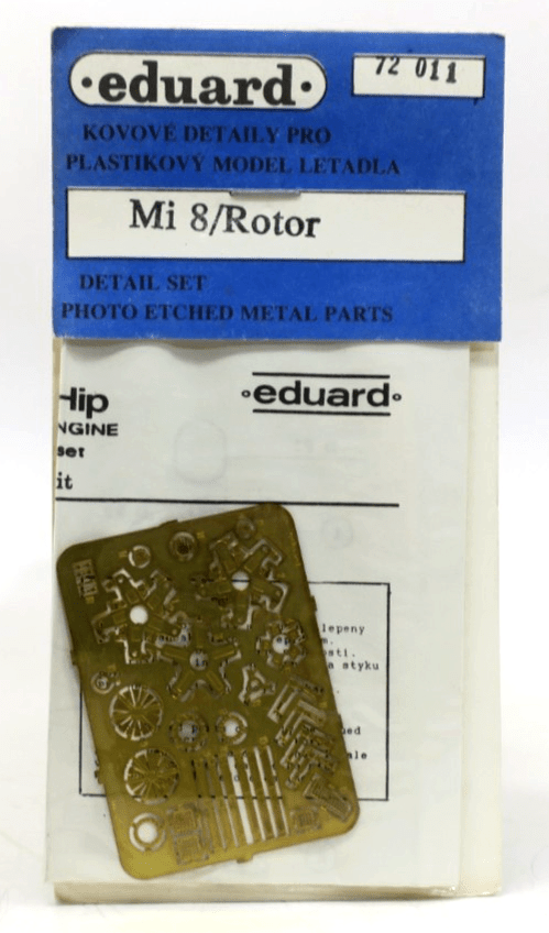 Eduard Photo Etch 1/72 Mi 8/Rotor Detail Set 72 - 011 - WISE GUYS HOBBIES LLC