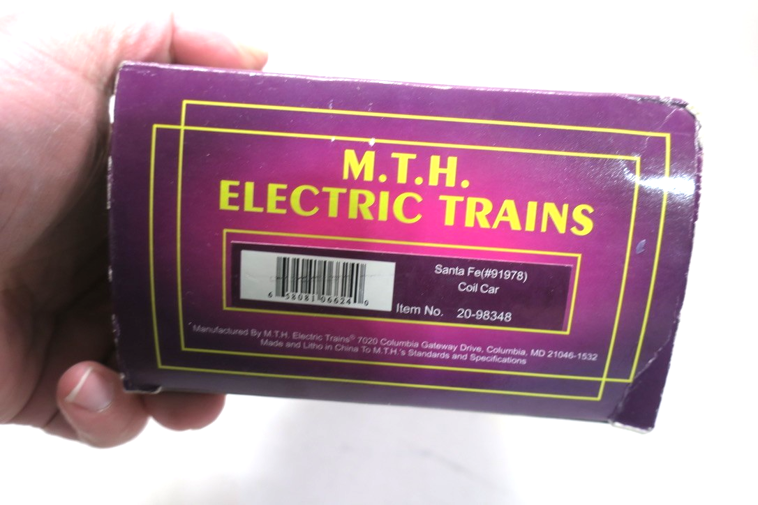 MTH PREMIER SANTA FE COIL CAR W/ LOAD 20 - 98348 NEW LIONEL ATLAS K - LINE O GAUGE - WISE GUYS HOBBIES LLC