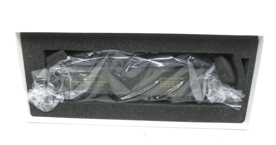 Sn3 Brass PBL Milestone Models D&RGW Short baggage car 127 - WISE GUYS HOBBIES LLC