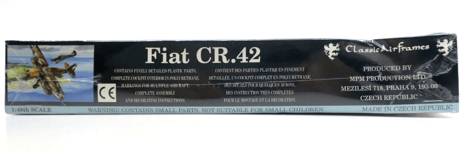Classic Airframes 1/48 Fiat CR.42 Model Kit - WISE GUYS HOBBIES LLC
