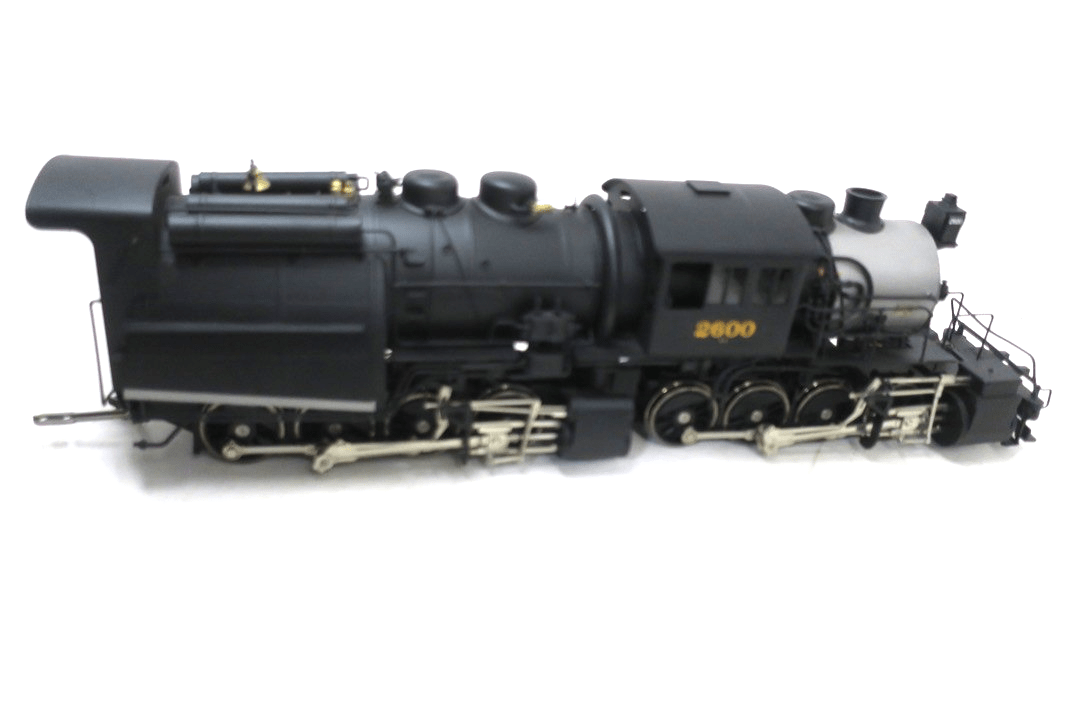 Sunset Models 3rd Rail Brass 0 - 8 - 8 - 0 Erie Camelback 2600 2 Rail Locomotive - WISE GUYS HOBBIES LLC