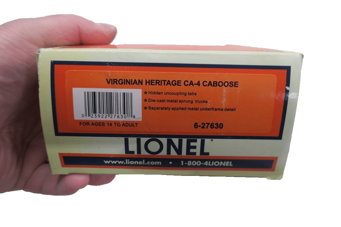 Lionel 6 - 27630 Virginia NS Heritage Ca - 4 Caboose - WISE GUYS HOBBIES LLC