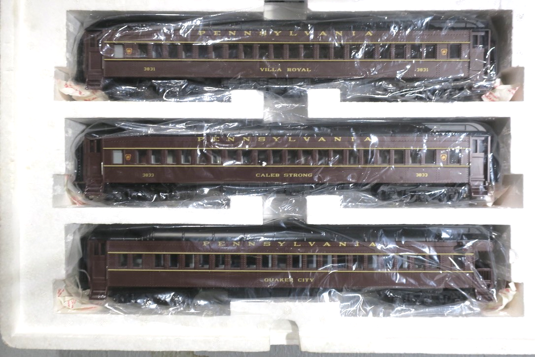 MTH 20-4023 Pennsylvania PRR 70' Madison heavyweight passenger 5-car set