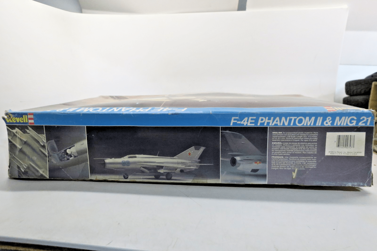 Revell 1/32 F-4E Phantom II & MiG 21 Plastic Model Kit 4747 - WISE GUYS HOBBIES LLC