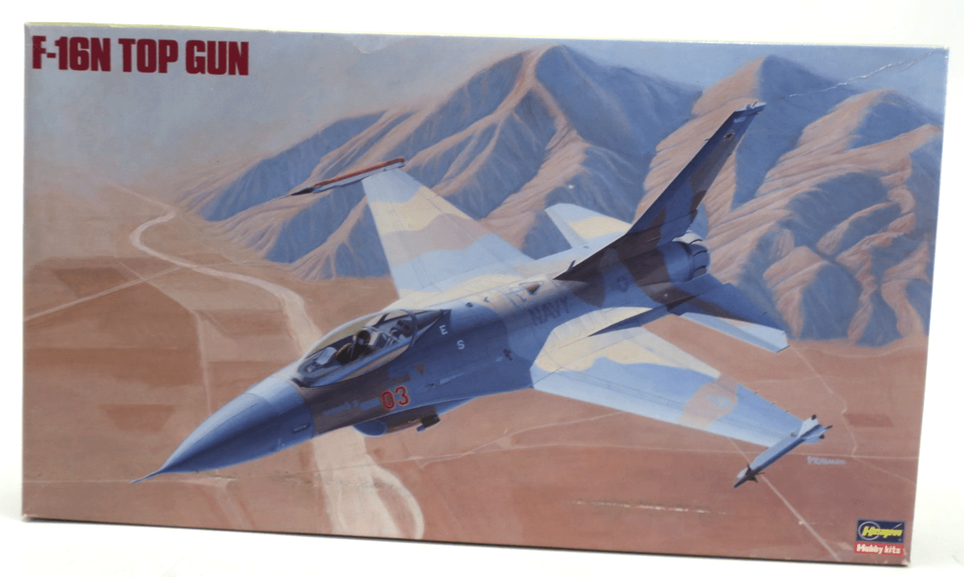 Hasegawa 1/48 F-16N Top Gun Model Kit 06107 - WISE GUYS HOBBIES LLC