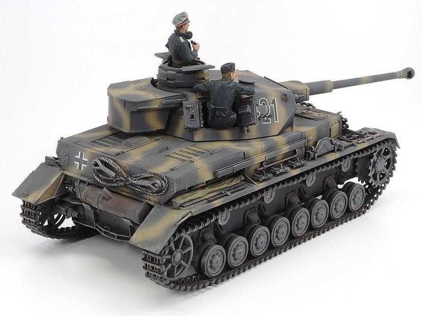 Tamiya 1/35 Panzerkampfwagen IV Ausf G Early & Motorcycle Model Kit 25209 - WISE GUYS HOBBIES LLC