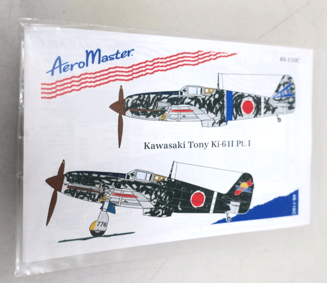 Aeromaster Decals 48 - 116C - Kawasaki Tony Ki - 611 Pt.I - WISE GUYS HOBBIES LLC
