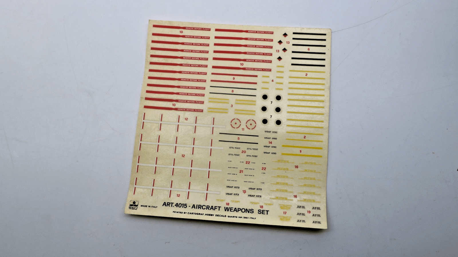 ESCI 1/48 Aircraft Weapons Model Kit 4015 - WISE GUYS HOBBIES LLC