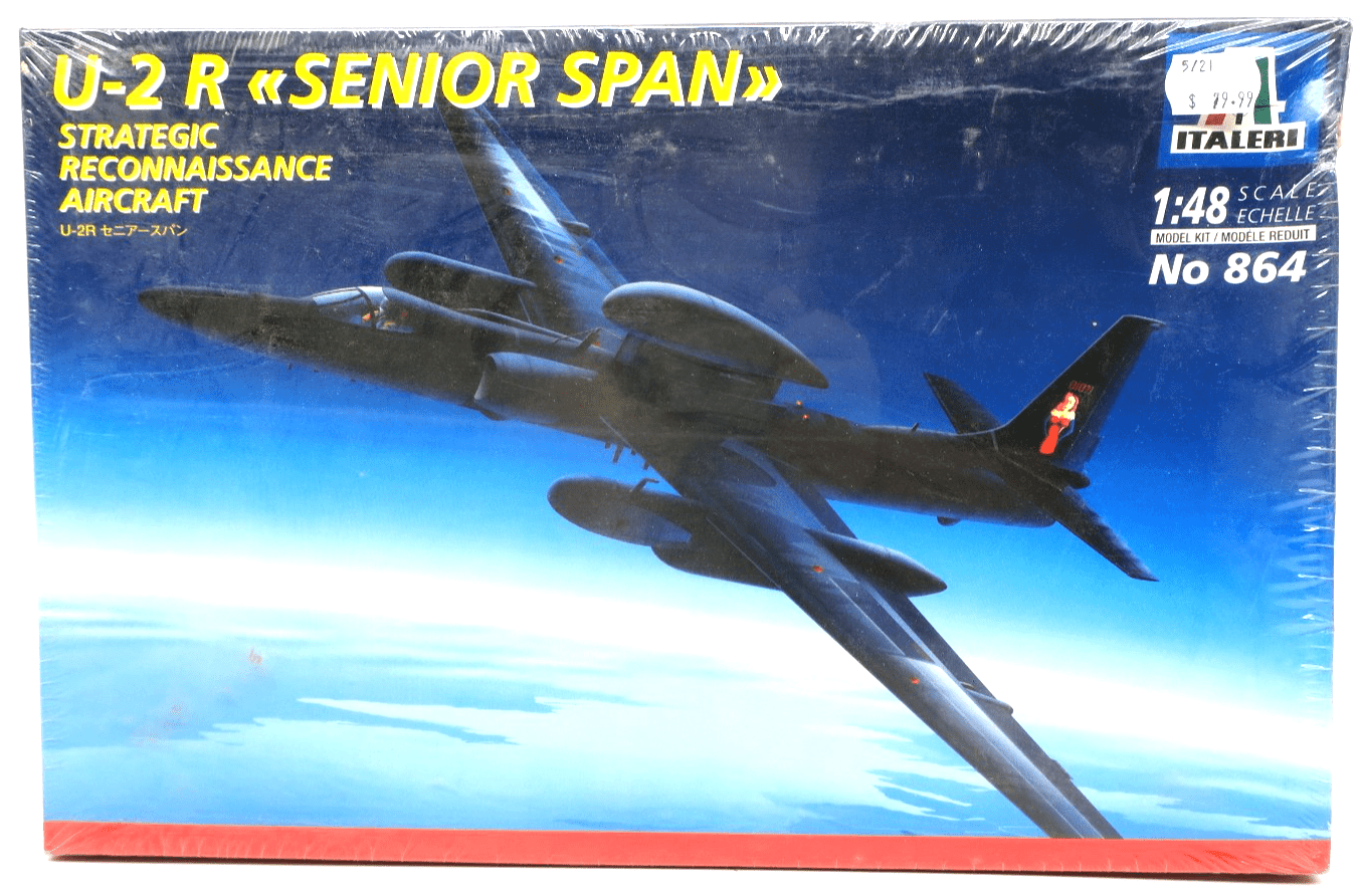 Italeri 1/48 U-2 R Senior Span Strategic Reconnaissance Aircraft Model Kit 864 - WISE GUYS HOBBIES LLC