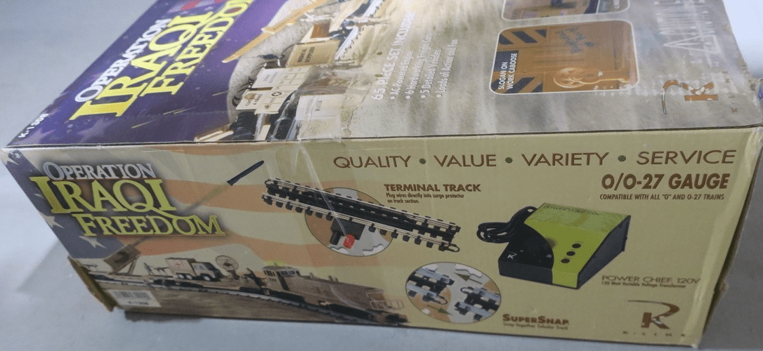 K-Line K-1308 Operation Iraqi Freedom Train Set New Orig Box - WISE GUYS HOBBIES LLC
