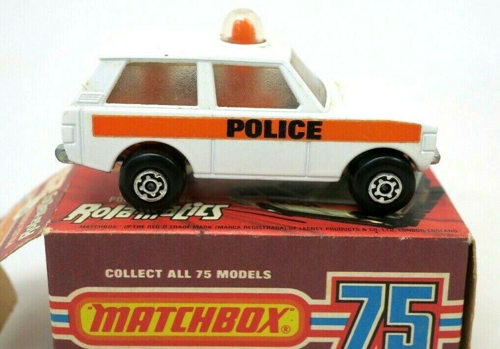 Vintage Lesney Matchbox 1975 Police Patrol Car No 20 Rolamatics Diecast boxed - WISE GUYS HOBBIES LLC