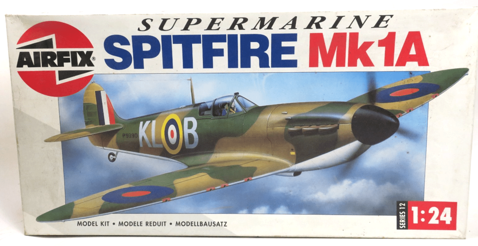 Airfix 1/24 Supermarine Spitfire Mk1A Model Kit 12001 - WISE GUYS HOBBIES LLC