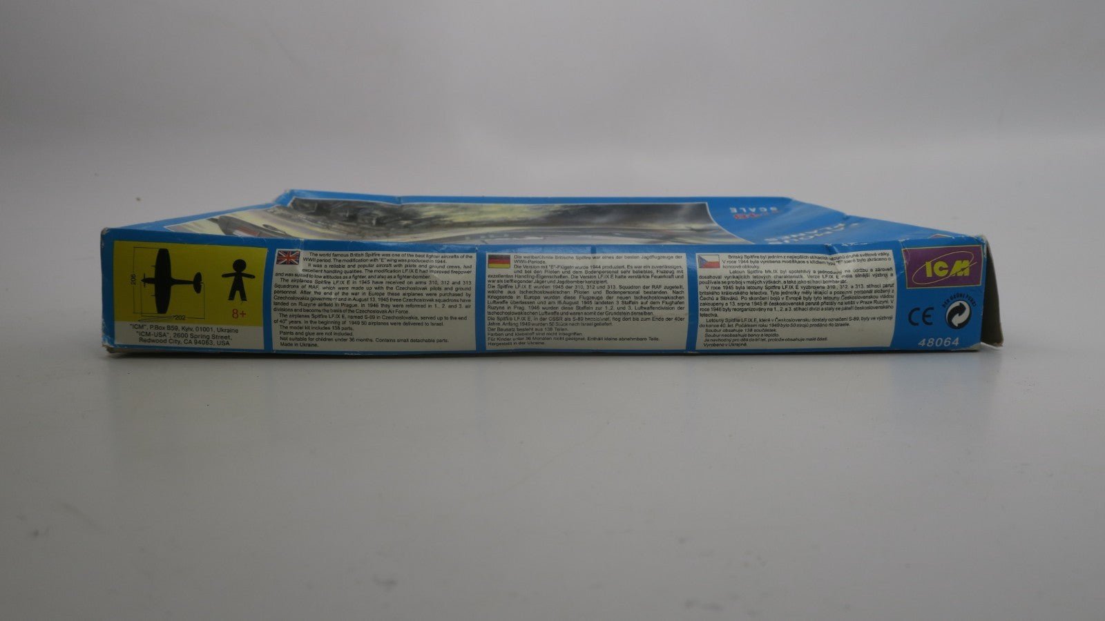 ICM 1/48 Spitfire LF. IX E (S - 89) Model Kit 48064 - WISE GUYS HOBBIES LLC