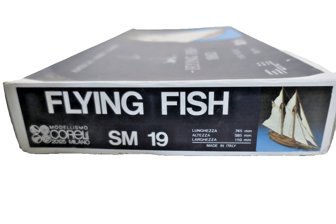 Corel SM19 Boat Scale 1:50 Model High Ship Merchant Goletta Flying Fish - WISE GUYS HOBBIES LLC