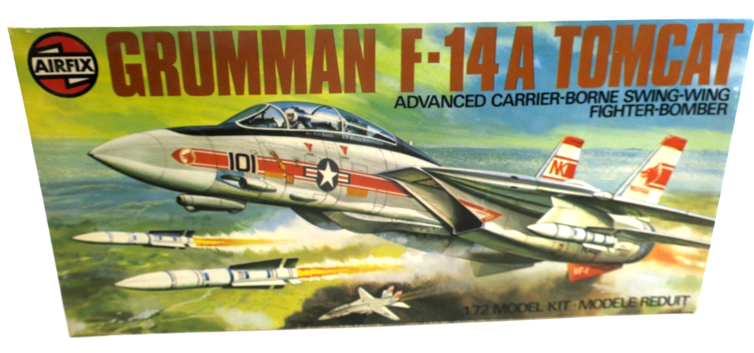 Airfix 1/72 Grumman F-14A Tomcat Model Kit 05013-1 - WISE GUYS HOBBIES LLC