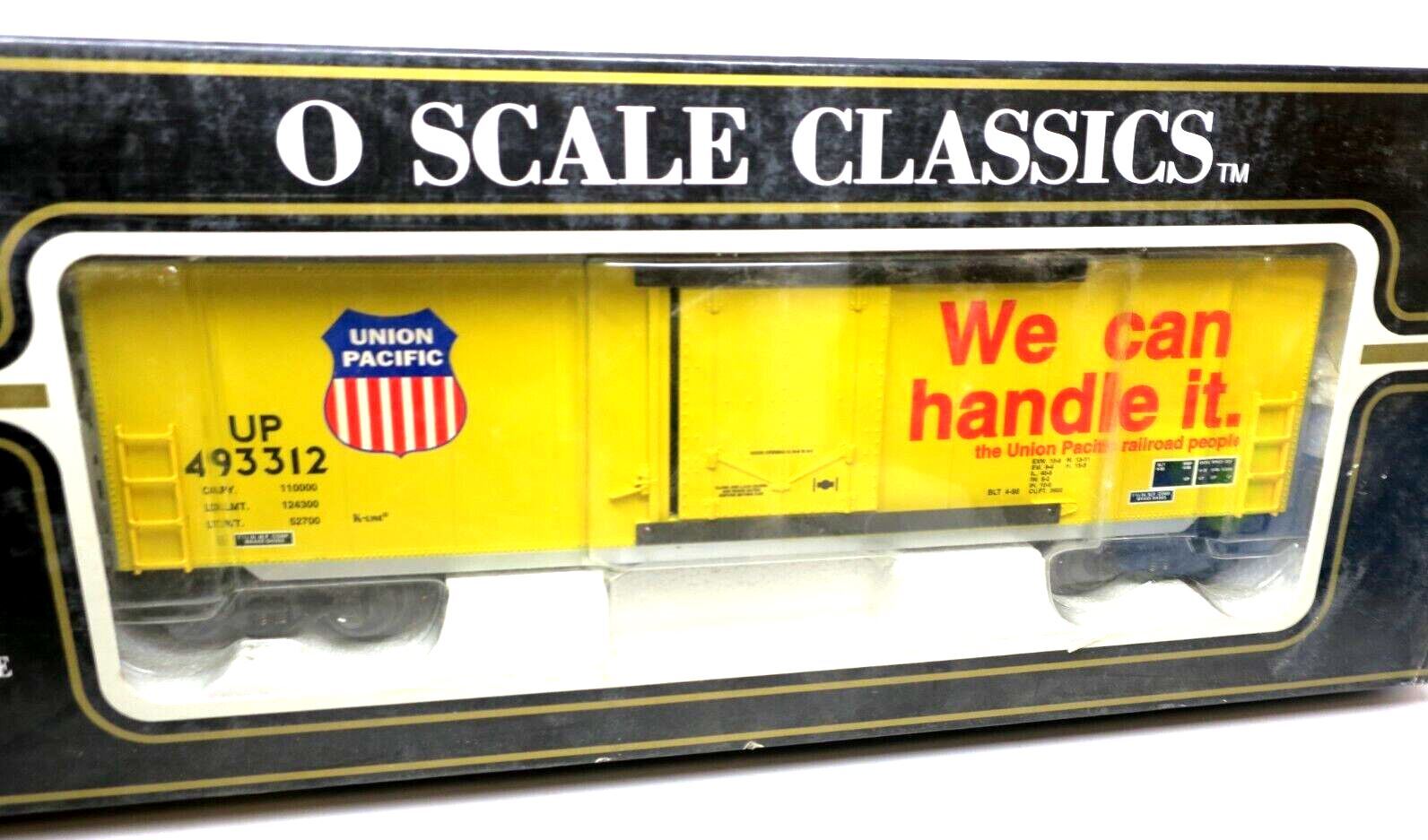 K-LINE K765-2111 UNION PACIFIC CLASSIC BOX CAR 493312 - WISE GUYS HOBBIES LLC