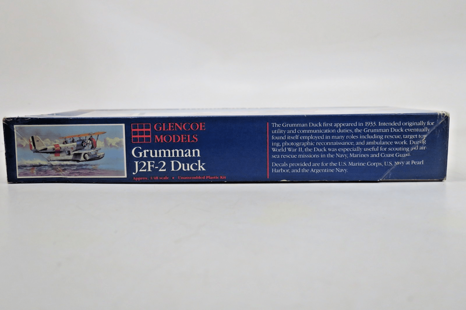 Glencoe Models 1/48 Grumman J2F - 2 Duck Model Kit 04101 - WISE GUYS HOBBIES LLC