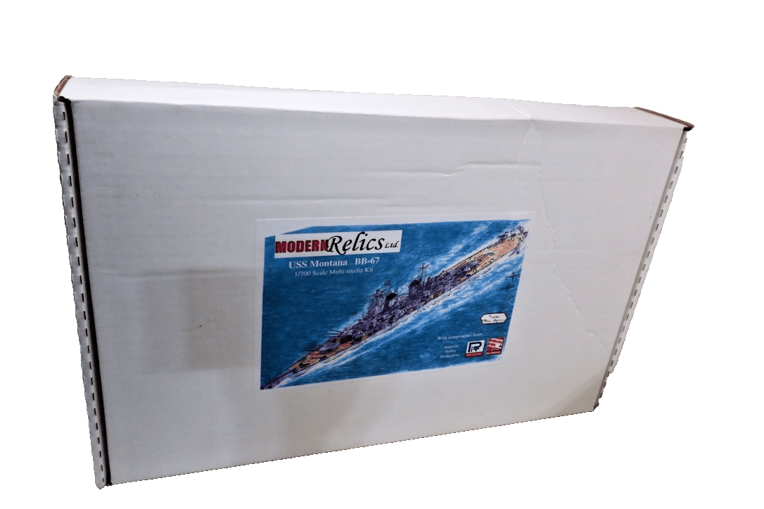 Modern Relics USS Montana (BB - 67) Multi - media Kit 1/700 Model Kit - WISE GUYS HOBBIES LLC